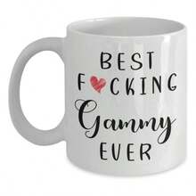 Divertida taza de caf gammy u2013 Best Gammy Ever Mug u2013 Taza de caf Gammy u2013 Best Gammy Ever 11 oz - Blanco - Ver 3