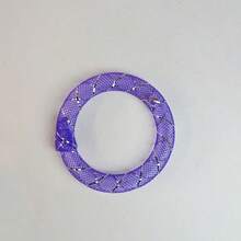 4/7/10入 隨機色 貓咪玩具 網格管 貓咪自娛環 甜甜圈鈴鐺發聲 貓咪自娛 緩解無聊 幼貓逗弄玩具 - 查看 7