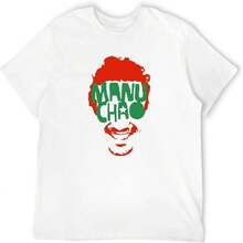ELFI.D DADAY Manu Chao Tee Mano Negra Latino France Ska Punk Band Camiseta blanca - Blanco - Ver 2