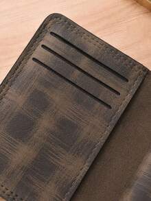 Men's Multi-Slot Large Capacity ID Card Bank Card Multi-Function Wallet Card Holder Small Bag,Key Holder For Men - Bronze - View 4