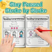 Kids Letter Learning Reading Game Book, Alphabet Recognition And Writing Practice For Early English Learning And Preschool Skills - 閱讀理解 - 查看 4