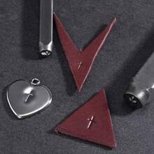 KLONKEE 1/2PCS Cross Metal Stamping Tools, Metal Punch Stamps For Stamping/Punching Metal, Jewelry, Clay, Leather, Wood Handmade Stamping Mold Set - Cross Stamp - View 7