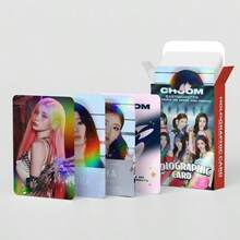 124pcs BABY MONSTER New Album CHOOM Holographic Laser Cards, Star LOMO Cards - Multicolor - View 5