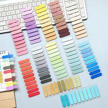 200/400/800/1600/3200/6400 piezas Pegatinas de índice degradado de PET transparente, pegatinas de índice de PET con punta redonda de colores, colores retro europeos y americanos, pegatinas de índice, notas de color Morandi, pegatinas indicadoras, pegatinas de marcado de clasificación, vuelta al colegio - Unitalla - Ver 7