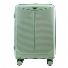W WINGS Set Of 3 Suitcases Or Choose Luggage Available In 28", 24", 20" Inch Polypropylene Travel Luggage TSA Hard Telescopic Handle 360 Wheels Light Green - Green - View 9