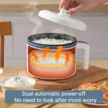 600W Electric Mini Rice Cooker 1.7L Portable Non Stick Mechanical Steamer - 26ZXY-wIN-uK-dCG-d - View 6