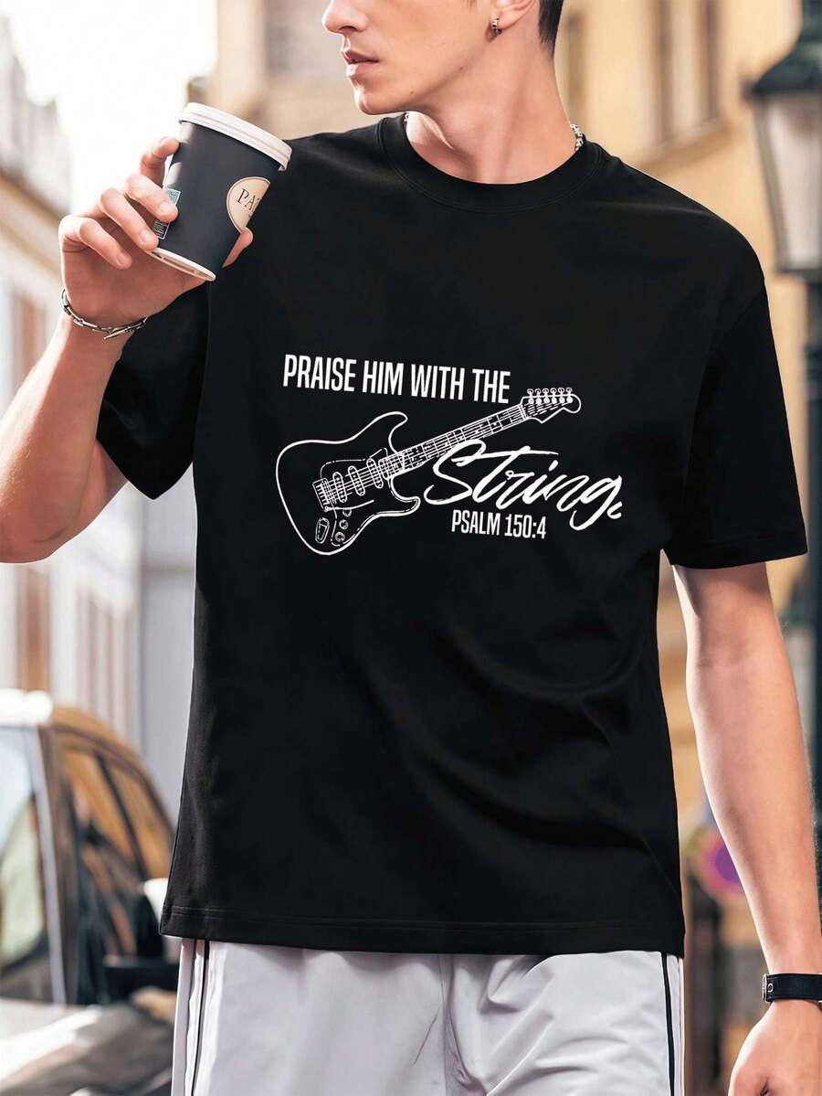 T-shirts för män - Svart - Visa 1