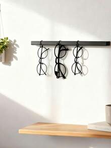 Fashionable Eyewear Storage Rack, Wall-Mounted Eyewear Holder Hook, Entryway Eyewear Display Rack, Fashionable Eyewear Rack That Can Hold Multiple Pairs Of Glasses, Suitable For Wall, Home Decor - Multicolor - View 3