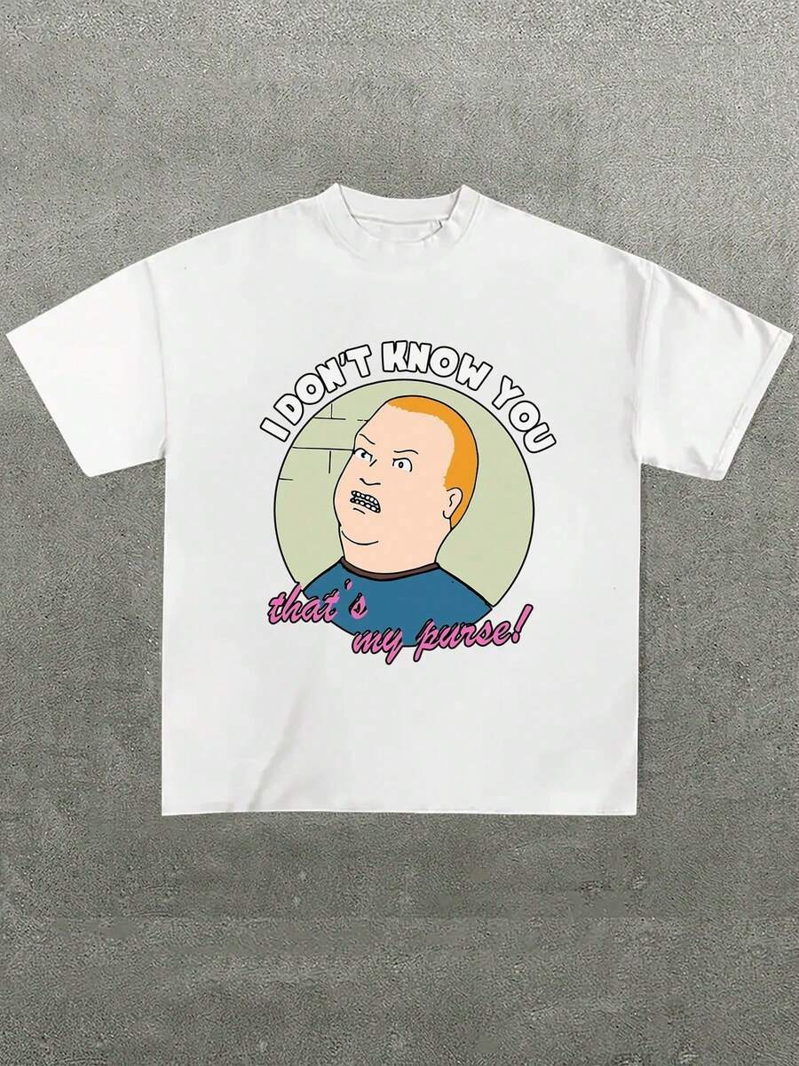 Graphic T-Shirts Men's T-Shirts Tops - White - View 1