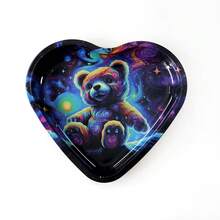New Tinplate Heart-Shaped Cigarette Tray, Tobacco Handling Tray, Storage Tray, Iron Tray, Cigarette Accessories - 蜘蛛網 - 查看 15