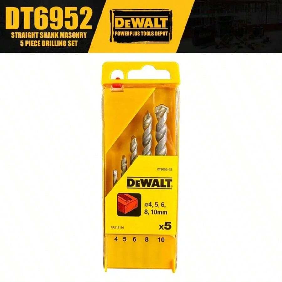 DEWALT DT6952-QZ 多功能鑽頭組 直柄式 4-10mm 5件組 鑽孔套組 電動工具配件 - DT6952-QZ - 查看 1