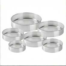 Kit 6 Peneiras Inox Haüskraft Coador Malha Fina 15 a 27cm Conjunto Resistente - Visão 9