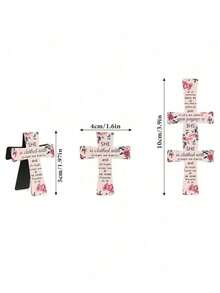 12 Magnetic Cross Bookmarks, Designed For Bible Study, Reading, Education And Student Gifts - Elegant Bookmarks With Inspirational Quotes, Suitable For Women To Use While Reading At School - Multicolor - View 9