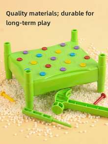Toddler Hammer Peg Toy, Color Sorting Pound Peg Educational Game, Early Learning Kids Interactive Gift - 彩色 - 查看 8