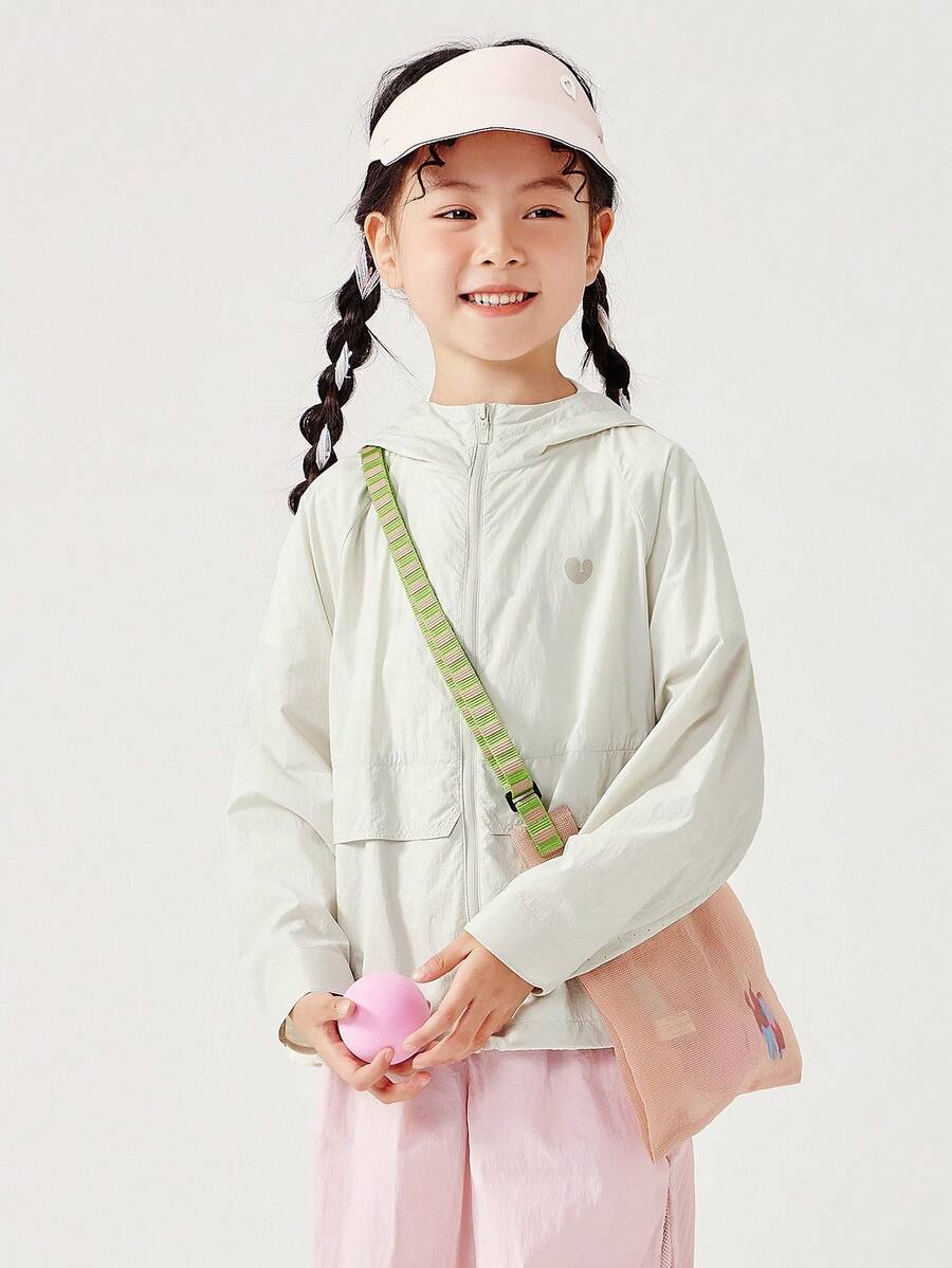 mini bala Chaqueta de Protección Solar UPF50+ a Juego para la Familia, Abrigo Ligero con Protección UV - caqui claro - Ver 1