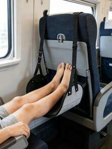 High-Speed Train & Airplane Travel Foot Hammock, Airplane Foot Hammock, Adjustable Foot Support Strap, Suitable For Long-Distance Flights - Multicolor - View 4