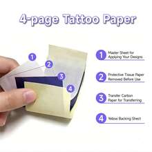 ORICO Mini Wireless Tattoo Template Printer, A Compact Thermal Tattoo Printer Designed For Small Tattoos, Suitable For Tattoo Artists And Beginners. It Can Be Used To Print Tattoos And Labels, And Includes 10/60/110 Sheets Of Tattoo Transfer Paper. - Black and White - View 11