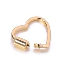 1pc Gold Screw Lock Keychain, Minimalist Style Gold Key Chain Clip, Unisex Carabiner Key Ring For Backpack, Car, School, Gothic Y2K - Multiple Styles - View 11