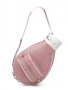 Bolsa vintage para raqueta de tenis/bádminton con compartimento, bolsa ligera para raqueta deportiva con bolsillo con cremallera, correa ajustable para el hombro, gran capacidad para guardar la raqueta, pelotas y equipo personal, bolsa clásica para raqueta deportiva adecuada para jugadores masculinos/femeninos, principiantes y competiciones - Multicolor - Ver 14