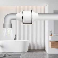 100mm 4Inch Diameter Inline Extractor Fan Bathroom Shower Ceiling Loft Mount. - Reino Unido-G026101 - Ver 7