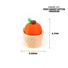 3D Printed Button Stress-Relief Fruit Series Toys, EDC Ornaments, Office Desktop Figurines, Gifts,-Border Bestsellers - 水果籃按鍵(梨) - 查看 8