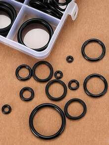 225pcs O-Ring Sealing Ring Set, 18 Sizes, Heat And Oil Resistant NBR Rubber Gaskets, Automotive Water Pipe Faucet Repair Replacement Tools, Car Parts, Faucet Water Pipe Air Seal Repair - A - View 4