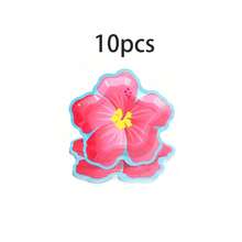 10入/20入/50入 夏威夷 Luau 主題派對盤 4色款，彩色扶桑花造型 9 吋一次性紙盤，熱帶花卉餐具，適合夏季生日、海灘泳池派對、夏季花卉餐桌布置，適用於新娘送禮會、節日慶祝 - 樣式類型1 - 查看 20