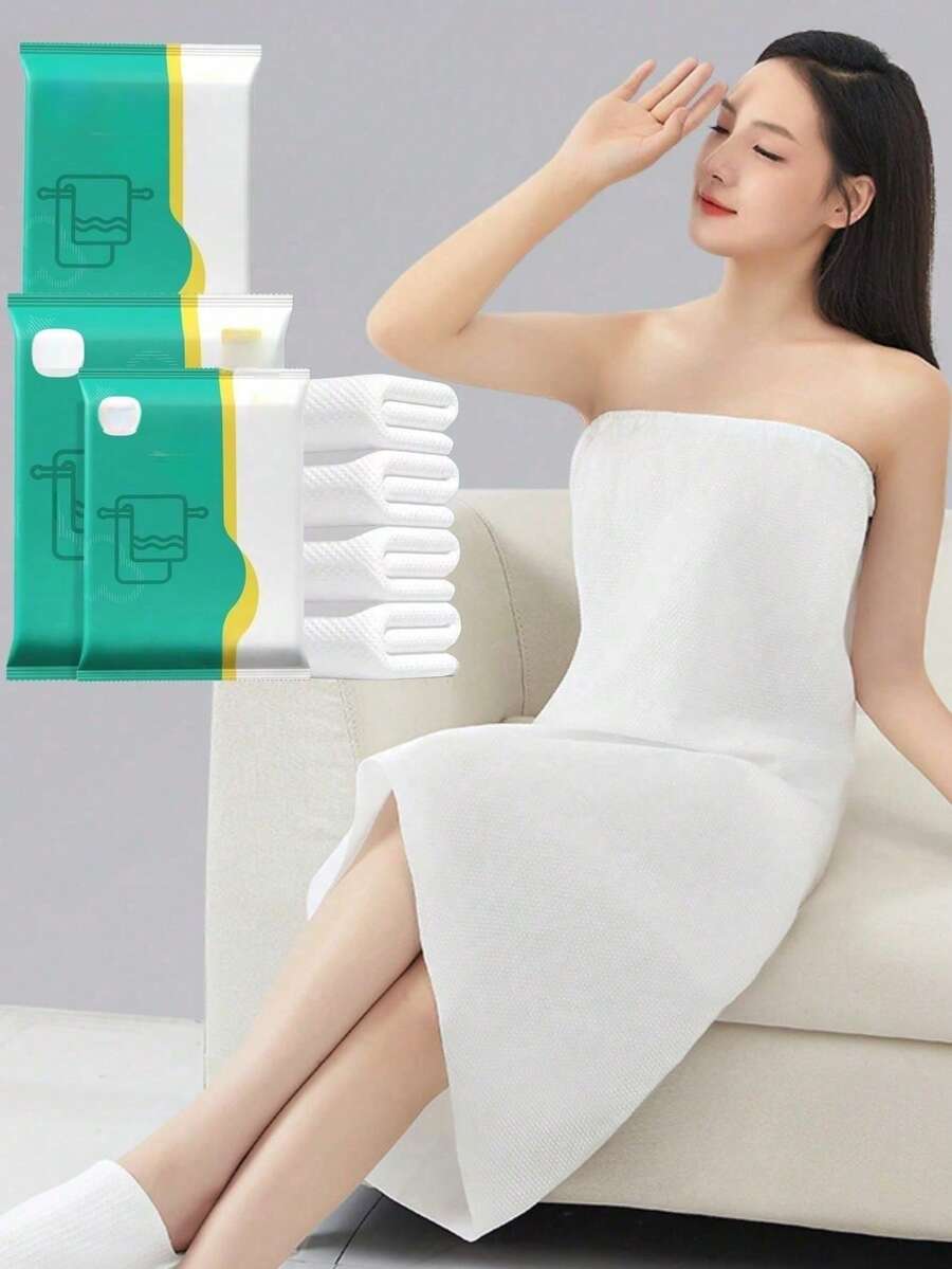 Toallas de baño desechables múltiples de tamaño de viaje