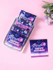 100入K-Pop主題糖果自封袋，生日禮物袋，K-Pop偶像派對伴手禮袋，嬰兒洗禮裝飾，節日派對填充袋，派對用品 - 生日 - 查看 4