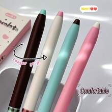 2支裝（袋裝）可愛貓咪中性筆 0.5mm 極簡風快乾筆 創意3D貓咪黑色筆 適用學習與辦公 - 套裝 - 查看 5