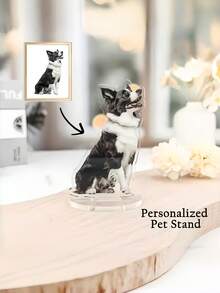 1 buah Stand Akrilik Kustom, Stand Anjing Peliharaan yang Dipersonalisasi, Stand Foto Anjing Kustom, Rak Pajangan Hewan Peliharaan, Dekorasi Rumah Unik, Hadiah Sempurna untuk Pecinta Hewan Peliharaan, Keluarga dan Teman, Ideal untuk Ulang Tahun dan Hari Raya - MultiWarna - View 4