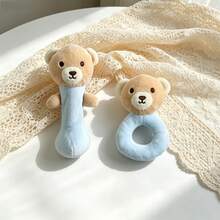 Set Mainan Bayi Gaya Nordik 2 Buah, Mainan Gigit Bayi, Boneka Plush, Cocok Sebagai Hadiah untuk Bayi Baru Lahir - MultiWarna - View 15
