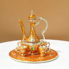 SIQIZHOU 1個奢華琺瑯水鑽鑲嵌小酒瓶首飾盒 手工飾品 戒指耳環收納 翻蓋防塵 禮品 水鑽鑲嵌小酒瓶裝飾手工首飾盒 俄式收納盒 創意小禮物 - 彩色 - 查看 6