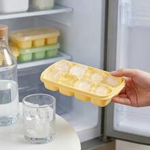 1/2/4pcs 8 Grids Plastic Ice Mold With Lid, Reusable Fruit & Beverage Ice Tray, Beer Refrigeration Tool, Suitable For Refrigerator Ice Maker In Kitchen, Restaurant,Bar - View 6