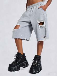 Women's Platform Biker Boots Lace Up Motorcycle Ankle Boots Black Metal Combat Y2K Goth Punk Booties Fashion Shoes Outdoor Footwear Rock Boots - 黑色 - 查看 9