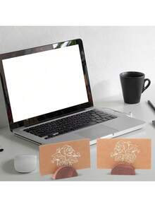 1/10件裝木製桌號架，半圓形木製桌卡架，適用於辦公室、標籤、照片、菜單、宴會、生日派對、餐廳、零售店、婚禮派對、活動裝飾 - 多色 - 查看 5