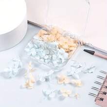 1 Kotak Bunga Hydrangea Kering untuk Kuku, Stiker Kuku, Kerajinan Tangan dalam Kotak, Stiker Bunga Kering Kecil Berwarna-warni, Desain Buatan Tangan DIY, Cocok untuk Dekorasi Liontin dan Mempercantik Benda - A - View 2