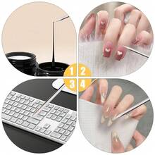 100pcs Clear Plastic Cuticle Sticks, Double-End Disposable Nail Art Tools, Multi-Purpose Manicure Pusher For Cuticle Removing, Rhinestone Picking & Glue Clean, Salon & Home DIY Nail Supplies - A - View 4