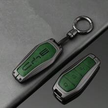 Metal & Leather Car Key Cover Case Shell Protector For BYD EV Tang DM Qin Plus Song Pro Max Yuan Dolphin E2 Atto 3 - BYD - View 18