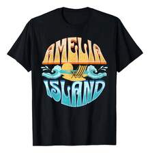 Amelia Island T-Shirt - Black - View 1