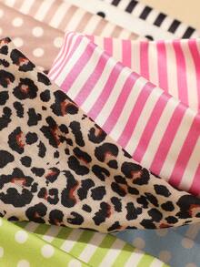 14 pièces Bandeaux pour femmes vintage à pois, rayures, imprimé léopard, convient pour les trajets quotidiens, le sport et la fitness, accessoires pour cheveux - Multicolore - Voir 3
