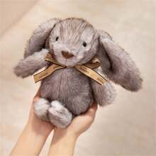18cm/7.08inch Scented Bow-Tie Long-Eared Rabbit Plush Toy, Soft And Fluffy Stuffed Animal, Suitable For Room Decoration, Children's Birthday Gift, Holiday Gift For Family And Friends, Thanksgiving, Christmas. - Multicolor - View 6