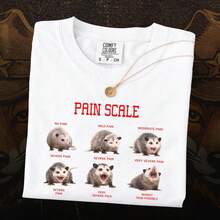 Retro-Fußball-T-Shirt für WM-Fans 2026, lustiges Opossum-Motivshirt, Retro-Gesichts-Shirt, satirisches Tiert-Shirt, verrücktes humorvolles Geschenk - 1 - Übersicht 4