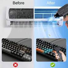 Powerful Turbo Fan, Portable Leaf Blower And Snow Blower, Ultra-Strong Turbo Fan, Brushless Motor Turbo Fan, Type-C Rechargeable Battery With Long Battery Life, Equipped With 3 Nozzles, Built-In 2 X 3000mAh Lithium Batteries, Suitable For Dust Removal And BBQ Charcoal Use, High Power Mode For Home Computer Case, Keyboard, Car Windshield, Leaf Blowing, Snow Removal, Etc., Must-Have For Car Owners - Powerful Turbo Fan [including the Main Unit and 3 Nozzles] - View 6