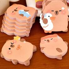 240pcs 4 Packs Cute Cartoon Capybara Sticky Notes, Writeable Memo Pads, Kawaii Stationery For Student Office Home Organization Reminder Notes School Essentials School Supplies - 240Pcs/4Pack - View 7
