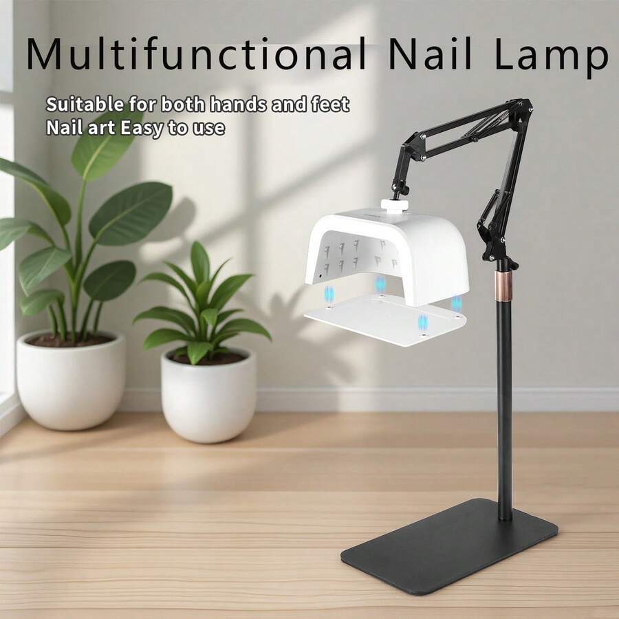 UV/LED Nail Curing Lamp For Hands And Feet, Fast Drying Gel Nail Light With Detachable Stand, 2-In-1 Portable Manicure/Pedicure Curing Machine
