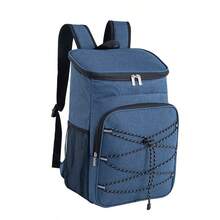 1pc Simple And Stylish Large-Capacity Outdoor Camping, Picnic Insulated Cooler Backpack, Hiking Backpack - Multicolor - View 8