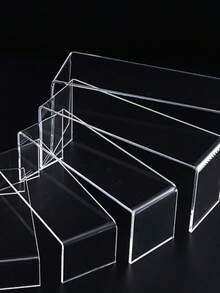 5pcs Transparent Acrylic Jewelry Display Stand, Candy Display Rack, Mannequin Storage Shelf - Clear - View 7