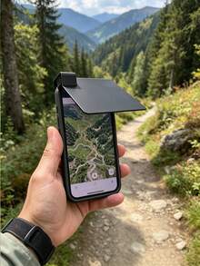 1pc Phone Sun Shade, Phone Sun Visor Is A Practical Accessory Designed To Enhance Screen Visibility Under Strong Light. It Effectively Reduces Sunlight Reflection, Allowing Users To Clearly See The Screen Even In Direct Sunlight. - Multicolor - View 8