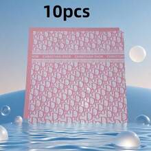 10/20 Pieces Of Flower Packaging Materials, Including Bouquet Packaging Paper, Floral Packaging Paper, Gift Packaging Paper, Valentine's Day/Christmas DIY Materials, Two-Color Paper, Waterproof Packaging Paper - White Background With Pink Accents, 56*56cm - View 18